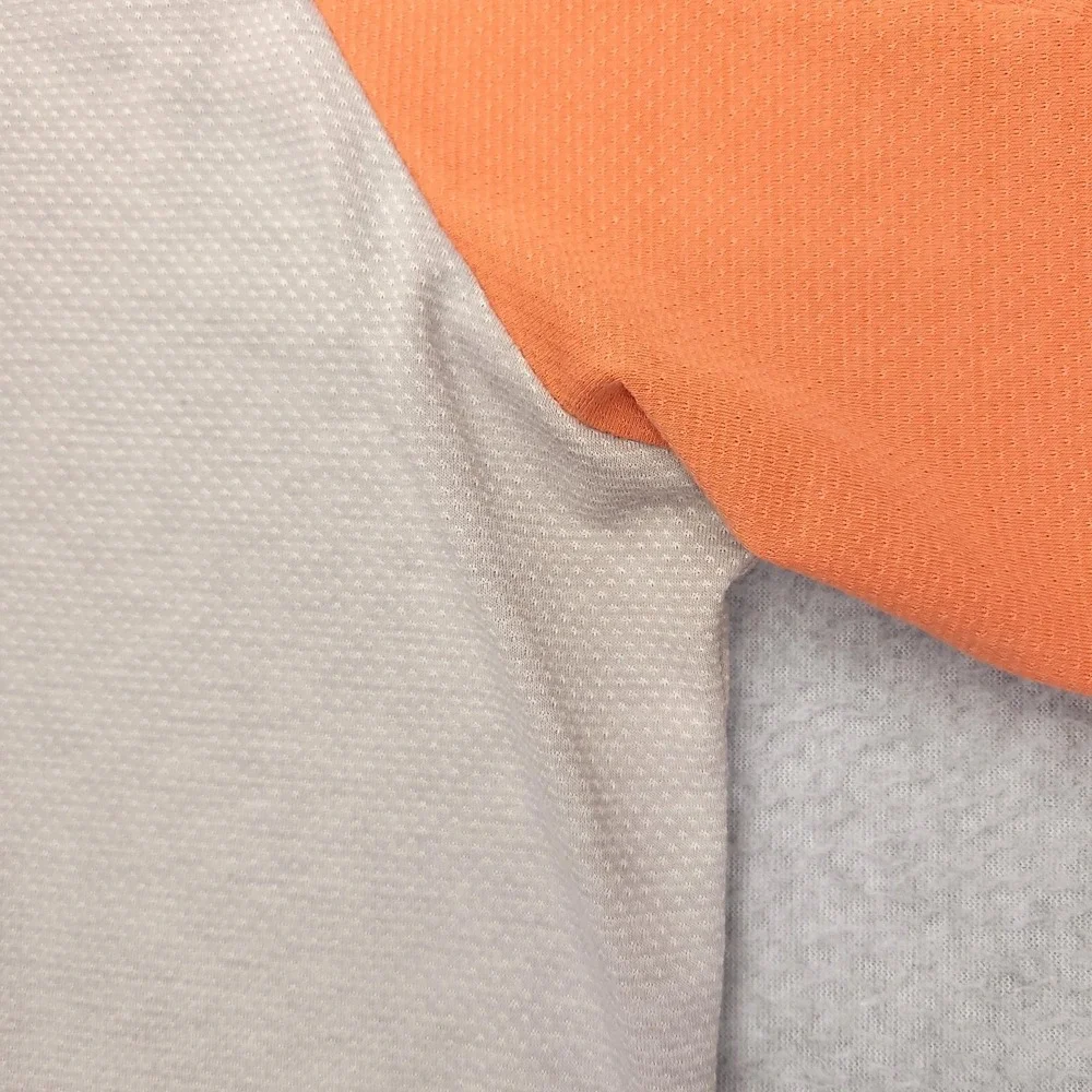 Nike Golf Dri-FIT Polo Shirt Mens Large Gray Orange Golf Performance Stretch Top